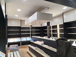 More shelving lighting